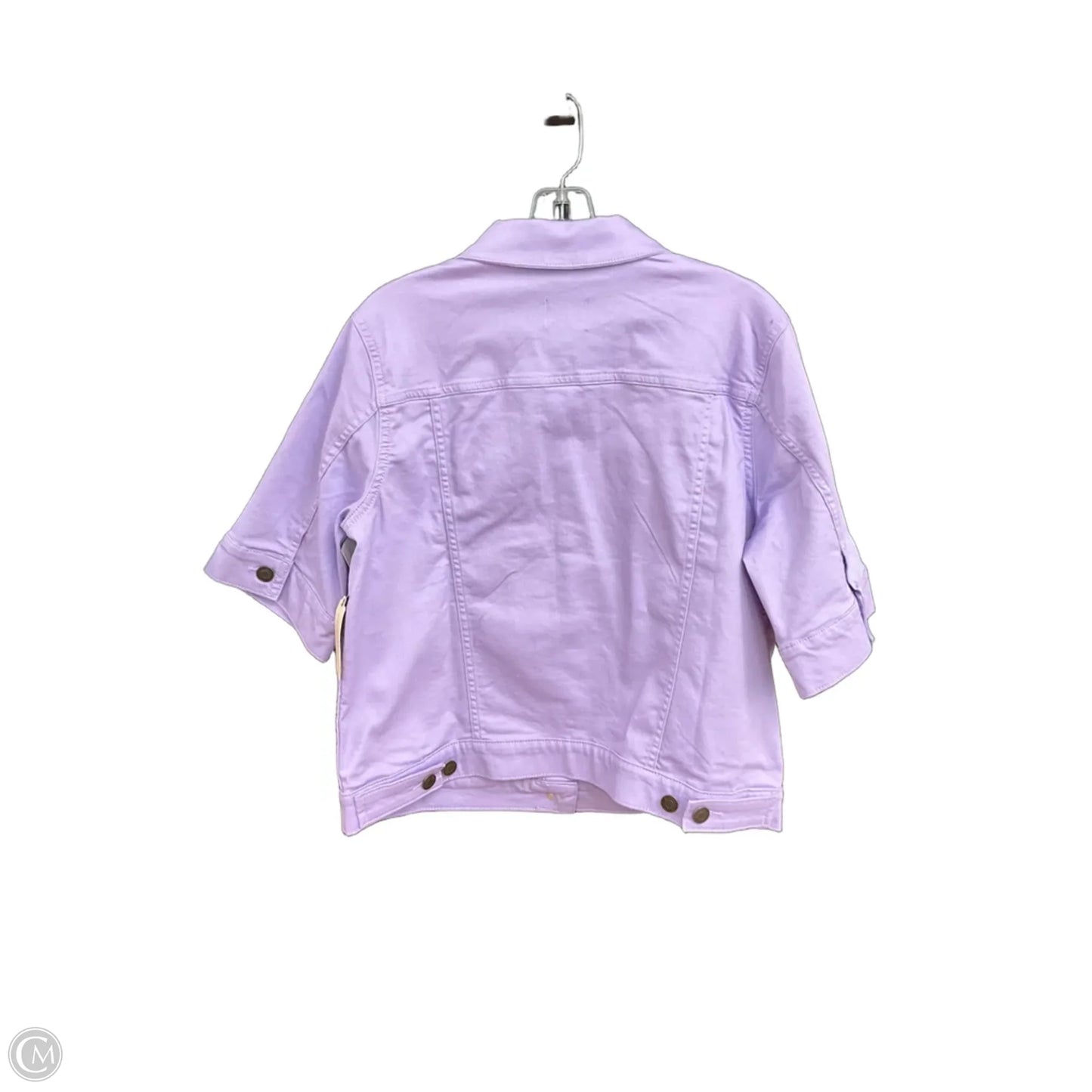 Jacket Denim By St Johns Bay In Purple, Size: Xl