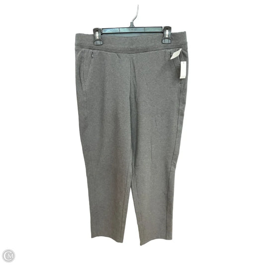 Athletic Pants By Talbots In Grey, Size: 12