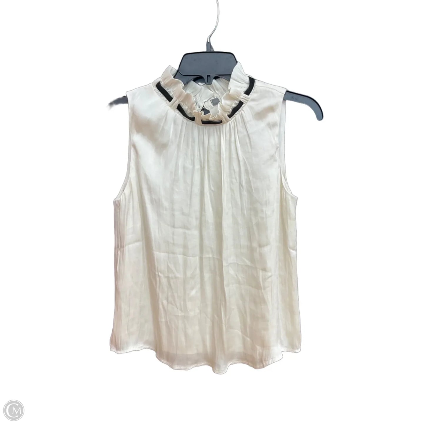 Top Sleeveless By Talbots In White, Size: Sp