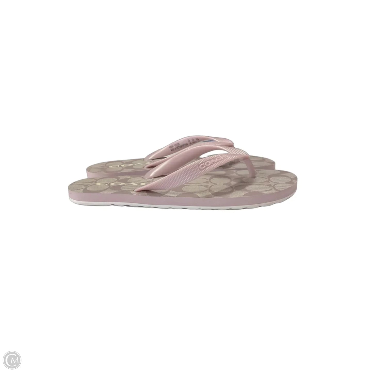 Sandals Designer By Coach In Purple, Size: 6