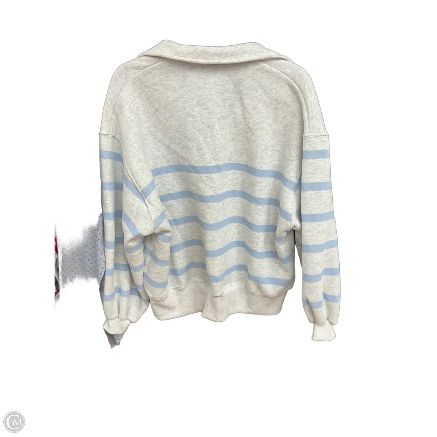 Athletic Sweatshirt Crewneck By Cmc In Grey, Size: S