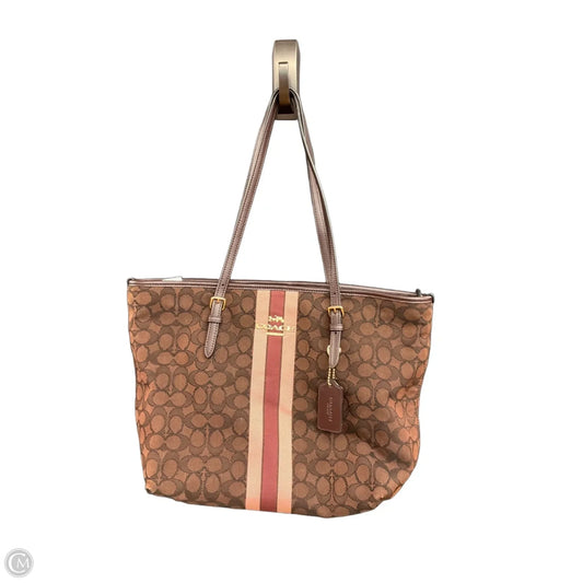 Tote Designer By Coach, Size: Large