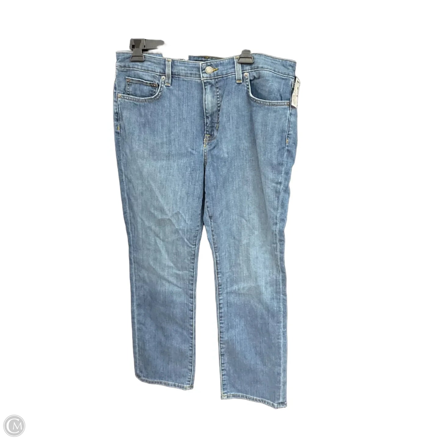 Jeans Straight By Lauren By Ralph Lauren In Blue, Size: 14