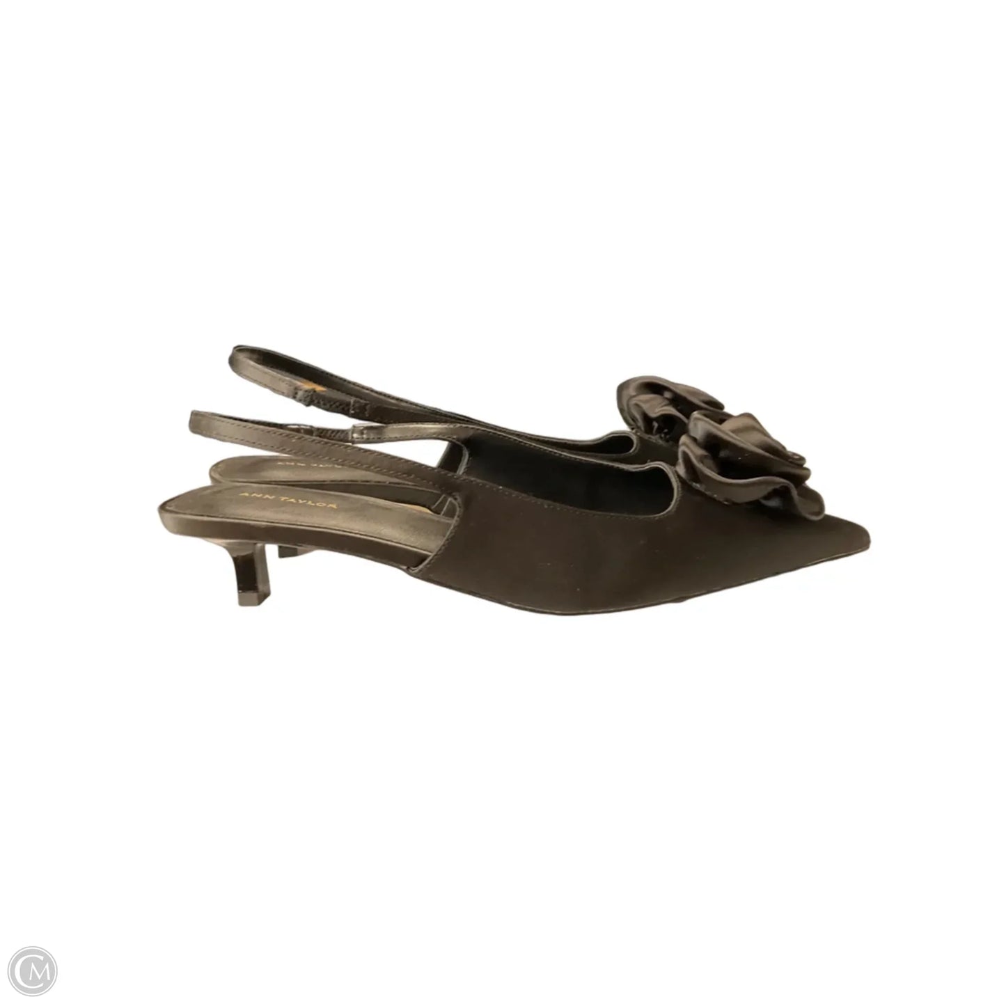 Shoes Heels Kitten By Ann Taylor In Black, Size: 8