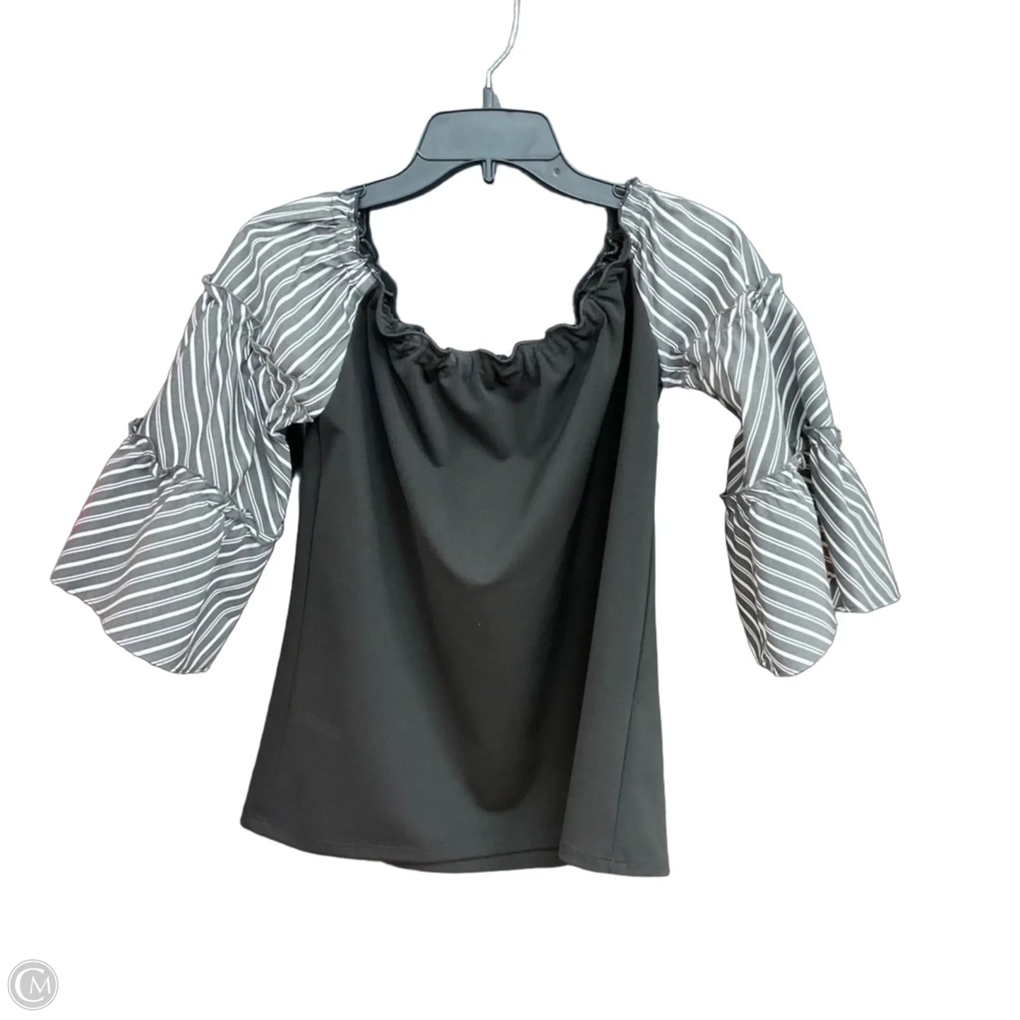 Top Long Sleeve By Drew In Black, Size: S