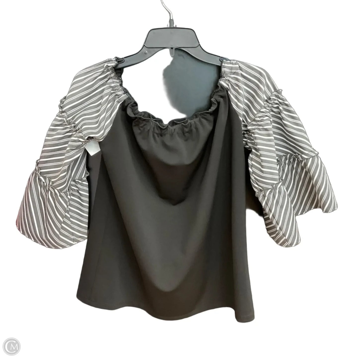 Top Long Sleeve By Drew In Black, Size: S