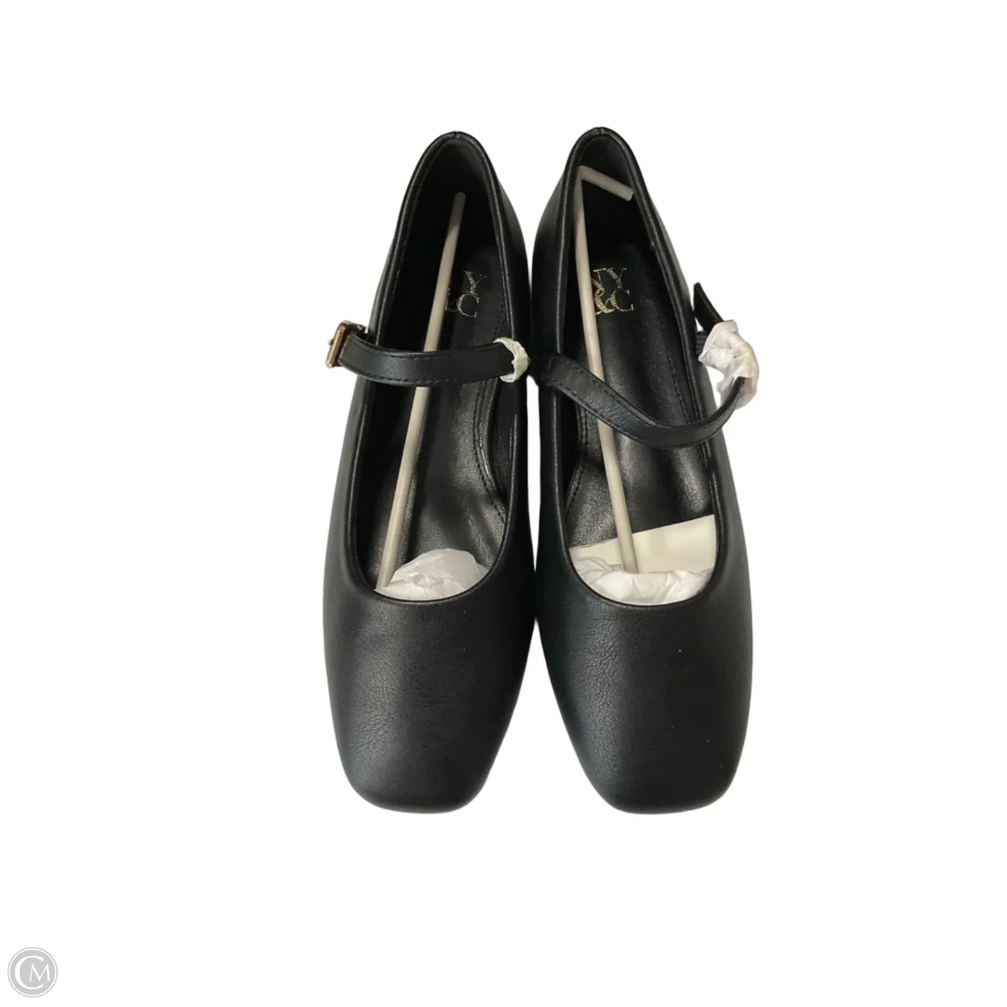 Shoes Flats By New York And Co In Black, Size: 7.5