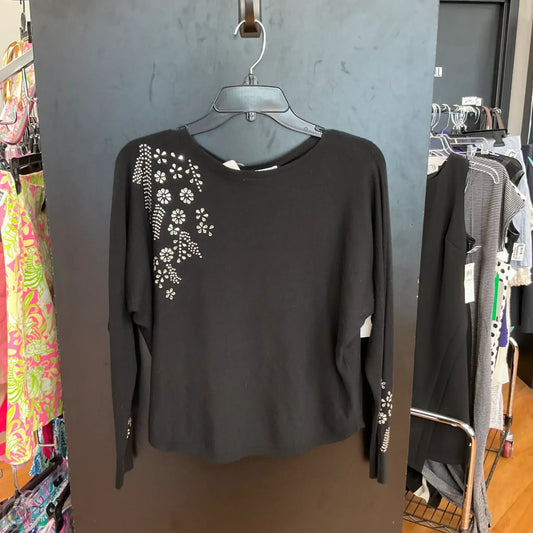 Top Long Sleeve By Cmc In Black, Size: S