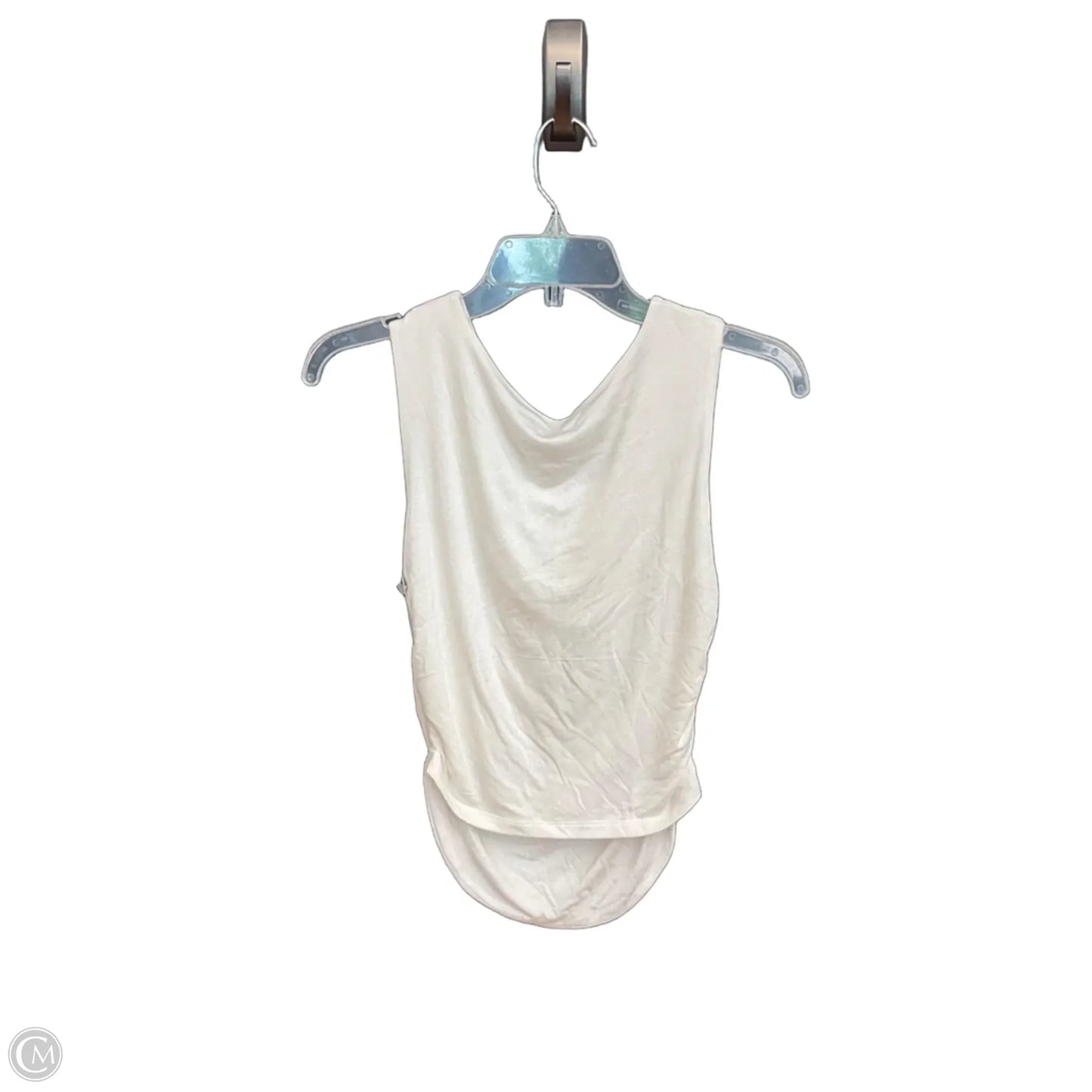 Top Sleeveless By Cmc In White, Size: L