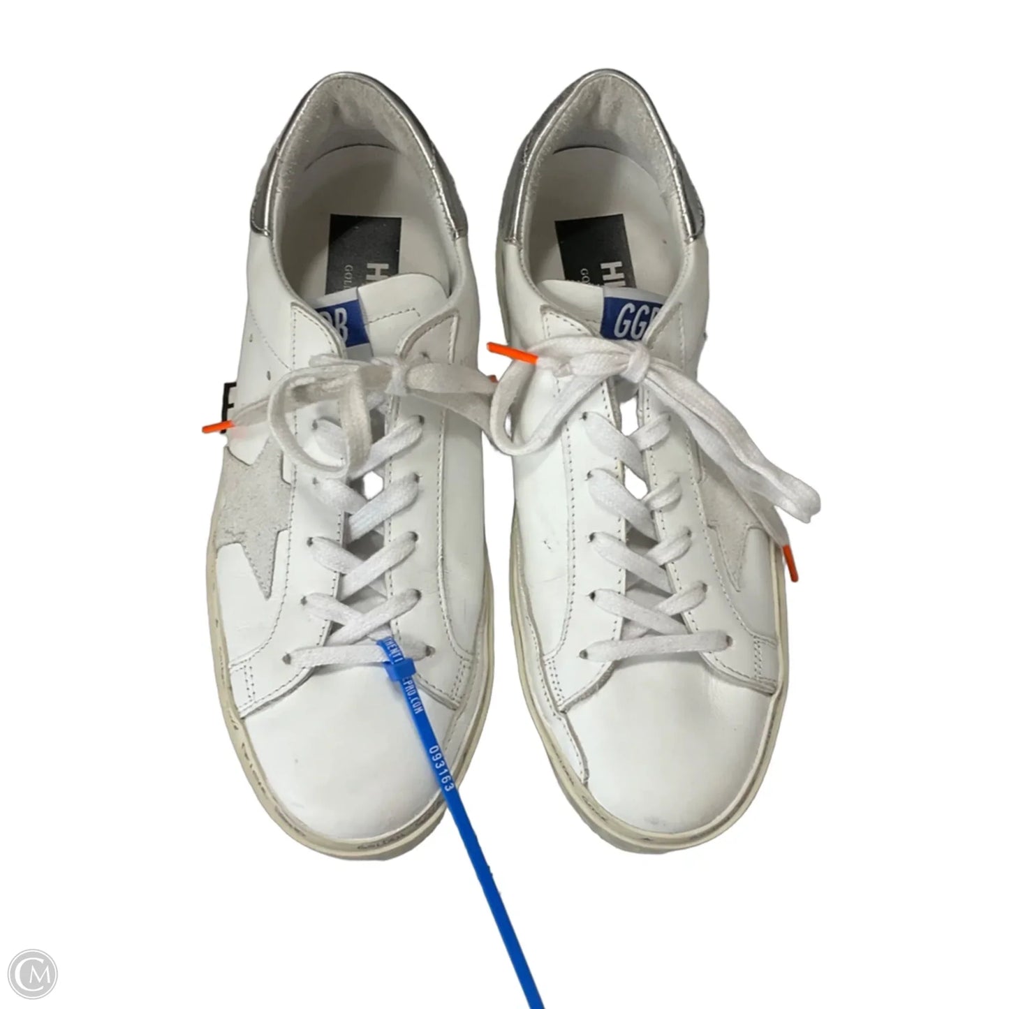 Shoes Luxury Designer By Golden Goose In White, Size: 7.5