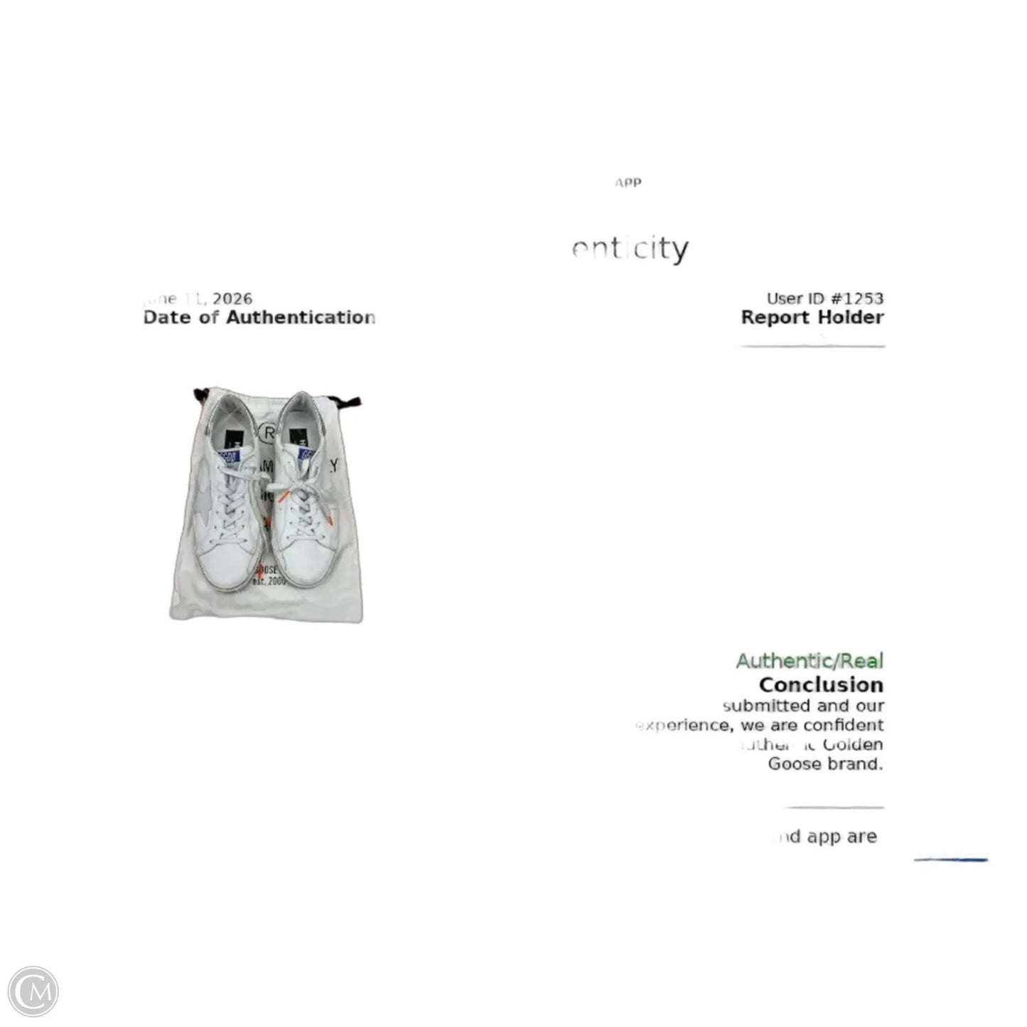 Shoes Luxury Designer By Golden Goose In White, Size: 7.5