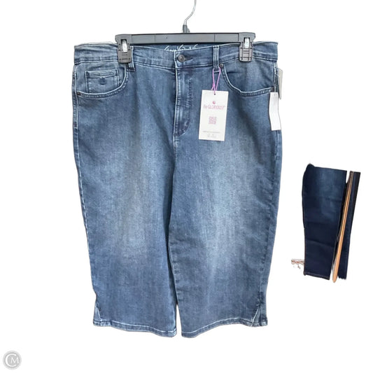 Capris By Gloria Vanderbilt In Blue, Size: 14