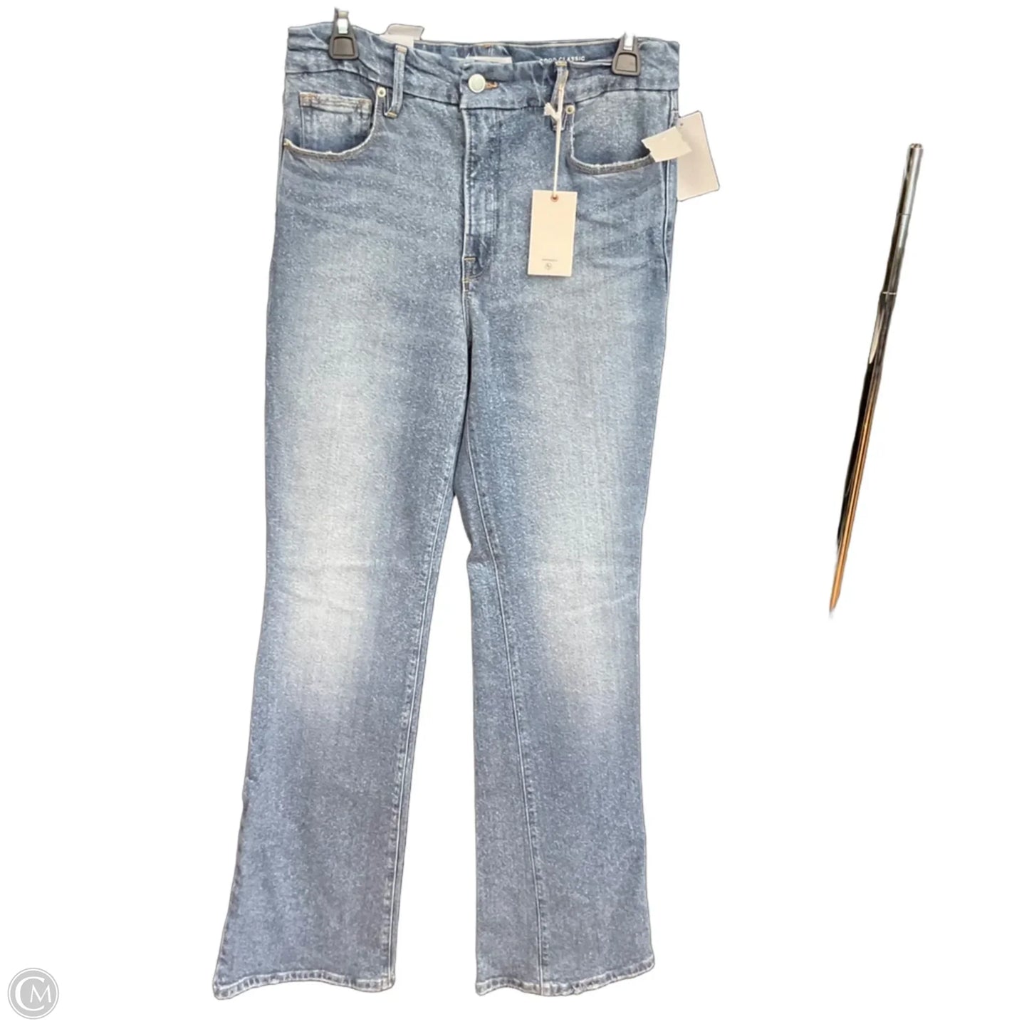 Jeans Boot Cut By Good American In Blue, Size: 8