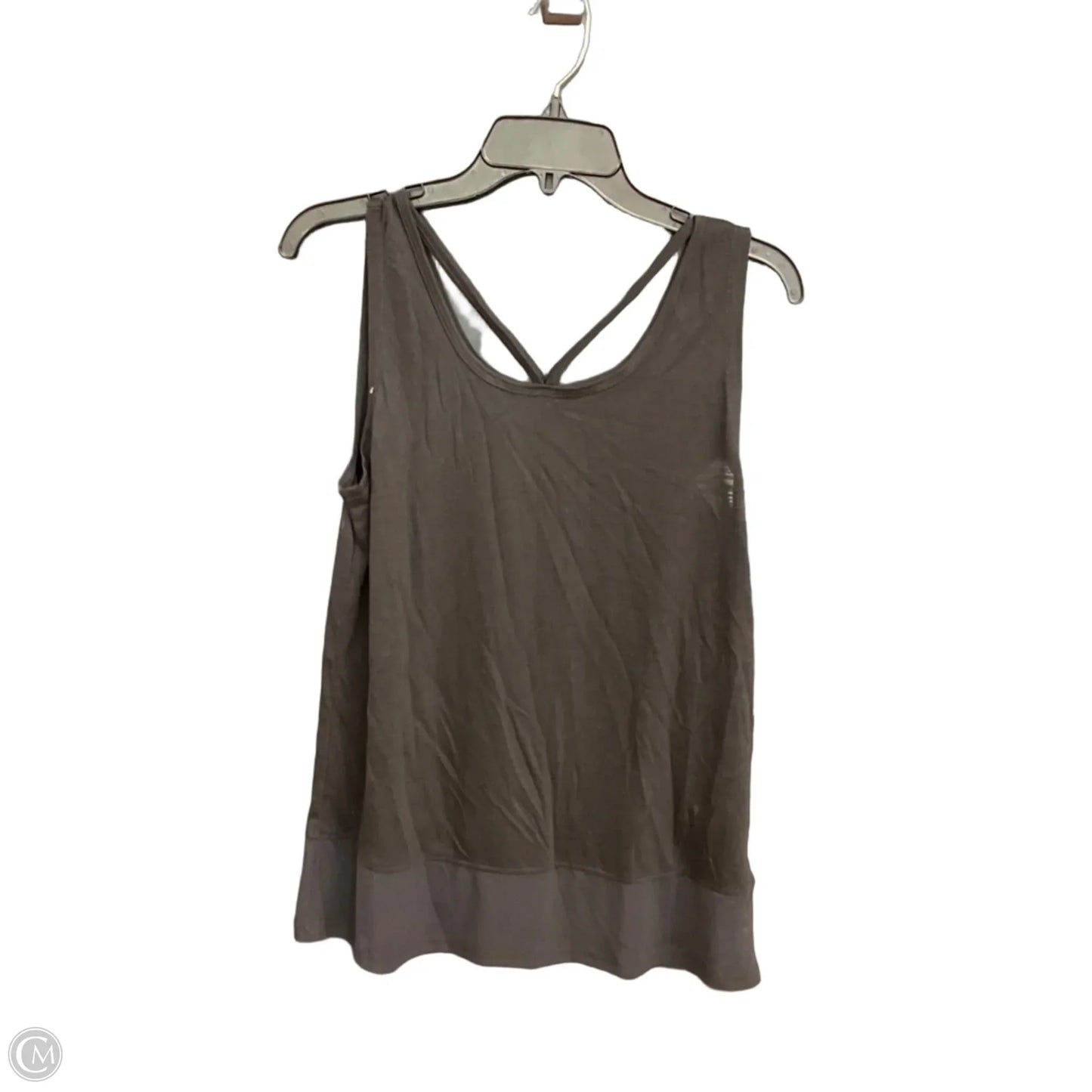 Athletic Top Short Sleeve By Balance Collection In Black, Size: L