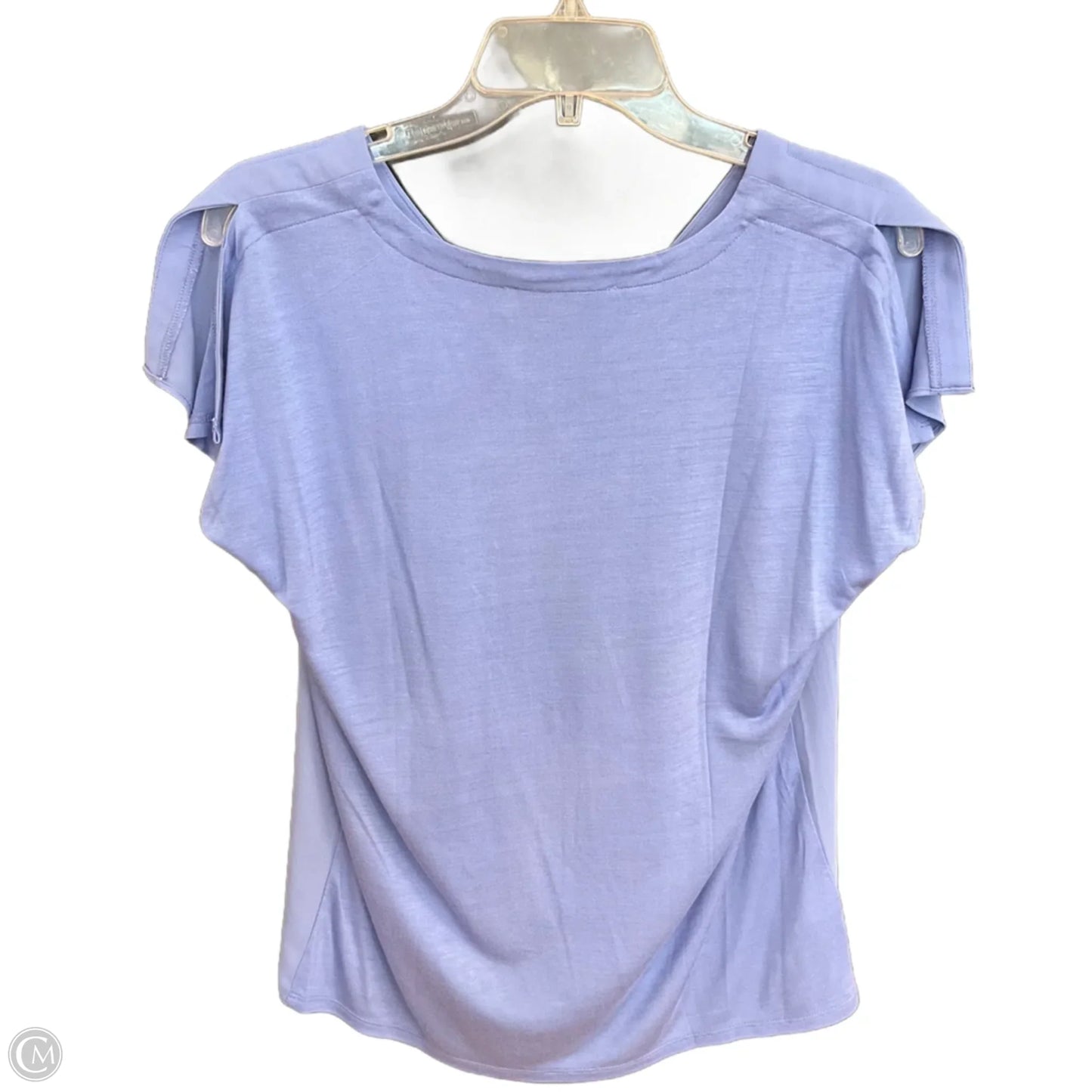 Top Short Sleeve By Loft In Blue, Size: Xs