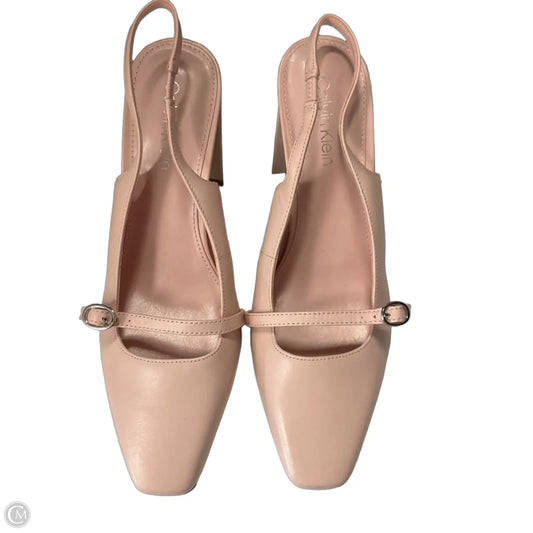 Shoes Heels Block By Calvin Klein In Pink, Size: 7.5
