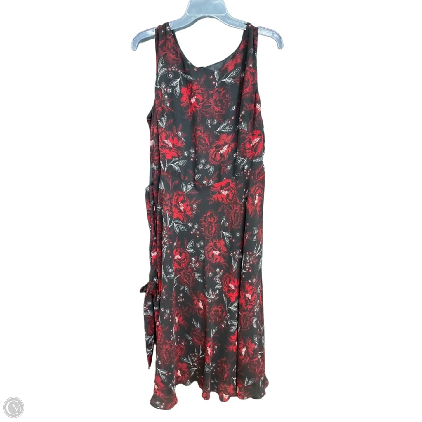 Dress Casual Maxi By Black Label In Floral Print, Size: Xl