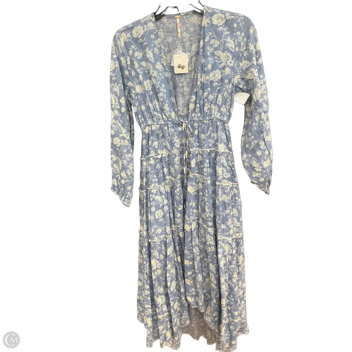 Dress Casual Maxi By Free People In Blue, Size: Xs
