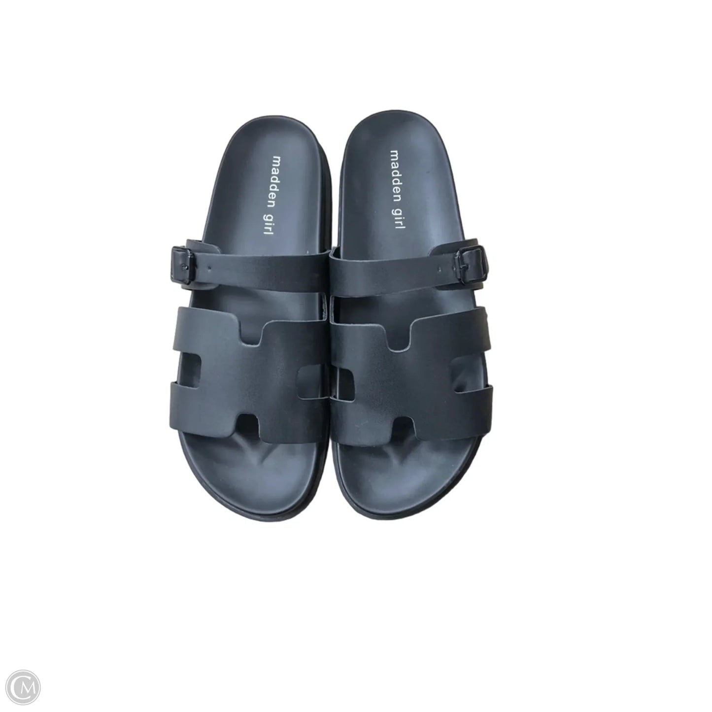 Sandals Flats By Madden Girl In Black, Size: 9
