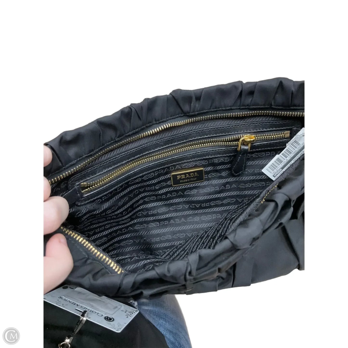 Clutch Luxury Designer By Prada, Size: Medium