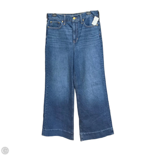 Jeans Wide Leg By J. Crew In Blue, Size: 8