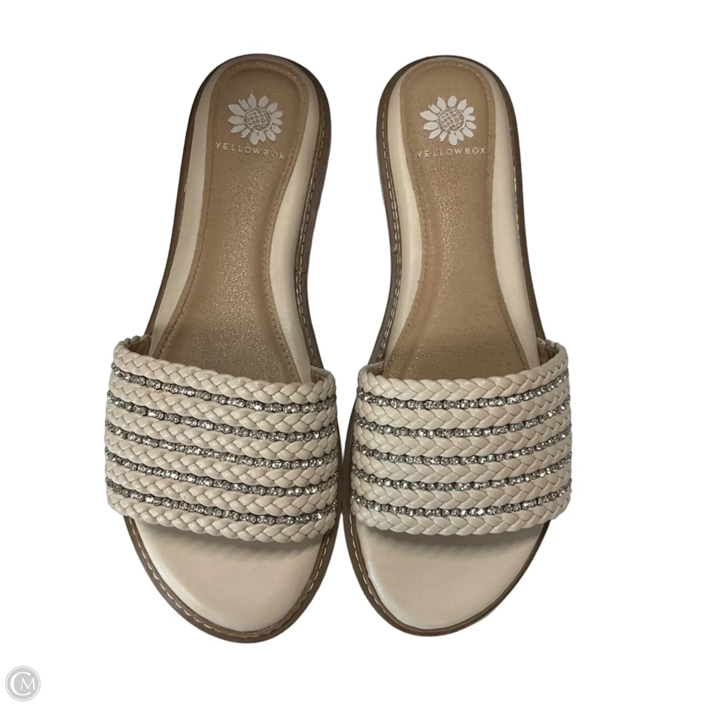 Sandals Flats By Yellow Box In Beige, Size: 8.5