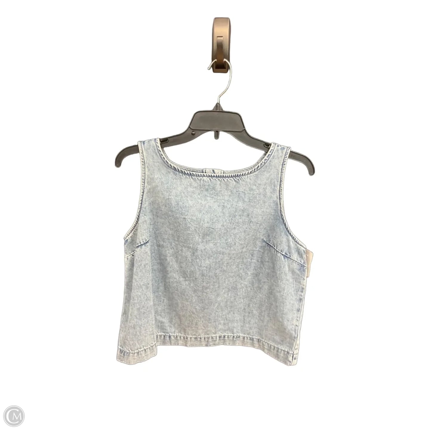 Top Sleeveless By Gap In Blue, Size: M