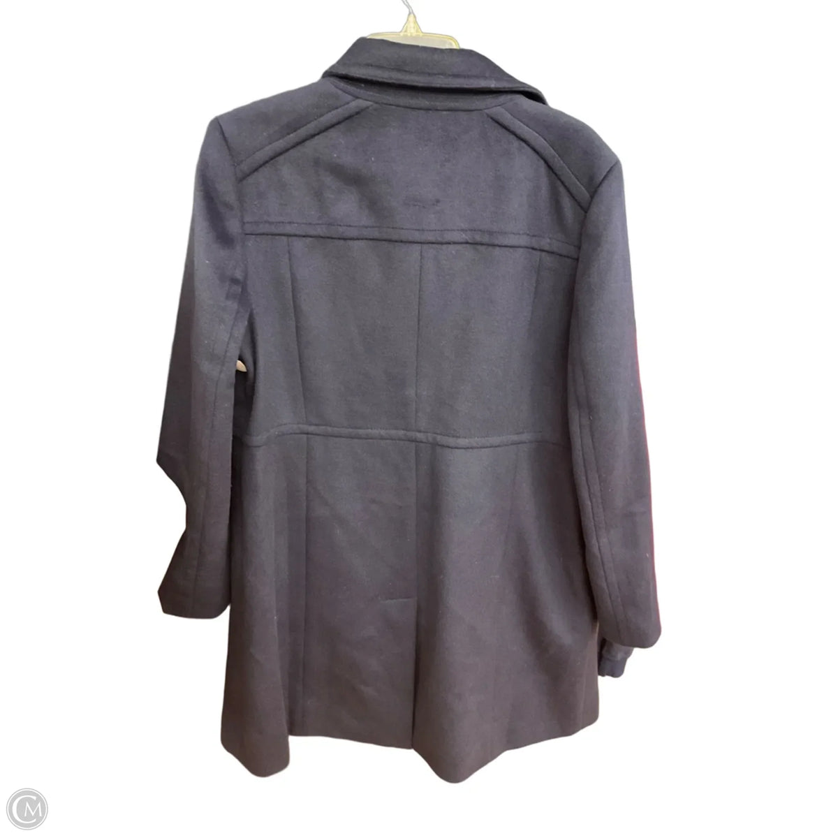 Coat Wool By Loft In Blue, Size: L