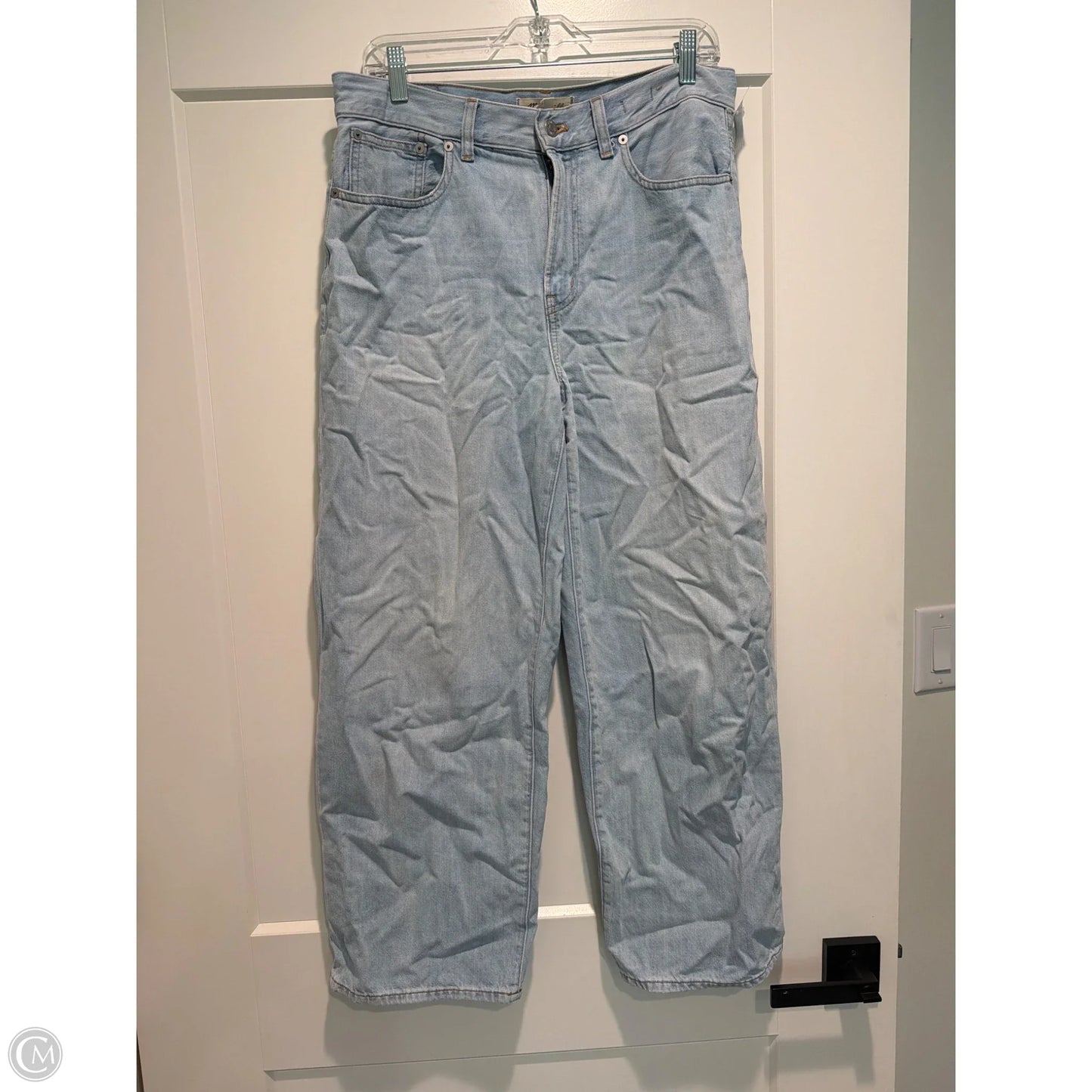 Jeans Wide Leg By Madewell In Blue Denim, Size: 8