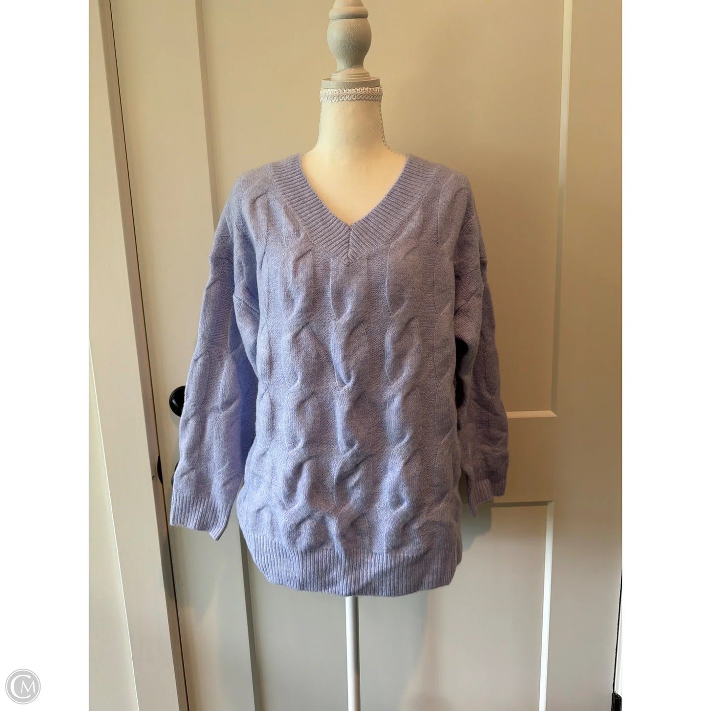 Sweater By Dreamers In Purple, Size: M