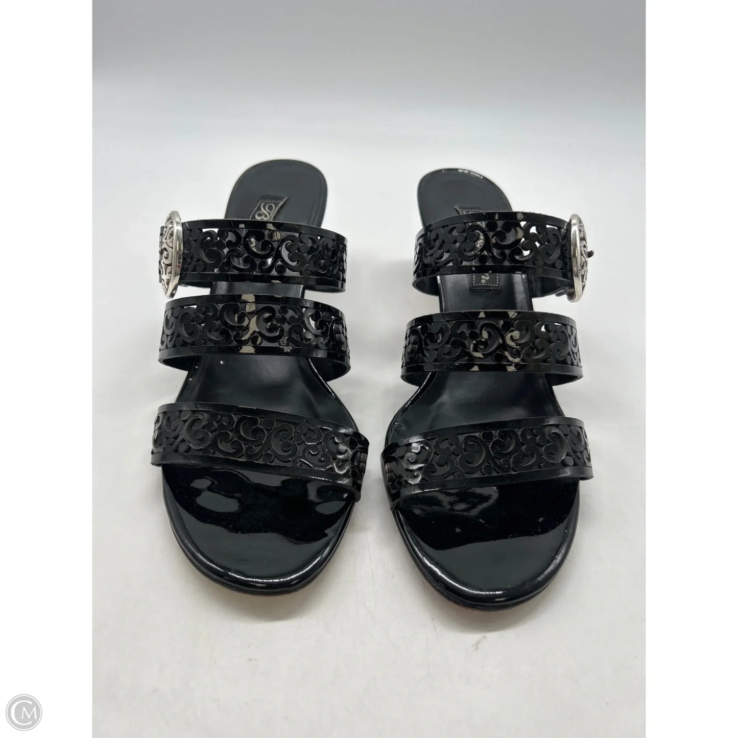 Sandals Heels Block By Brighton In Black, Size: 8