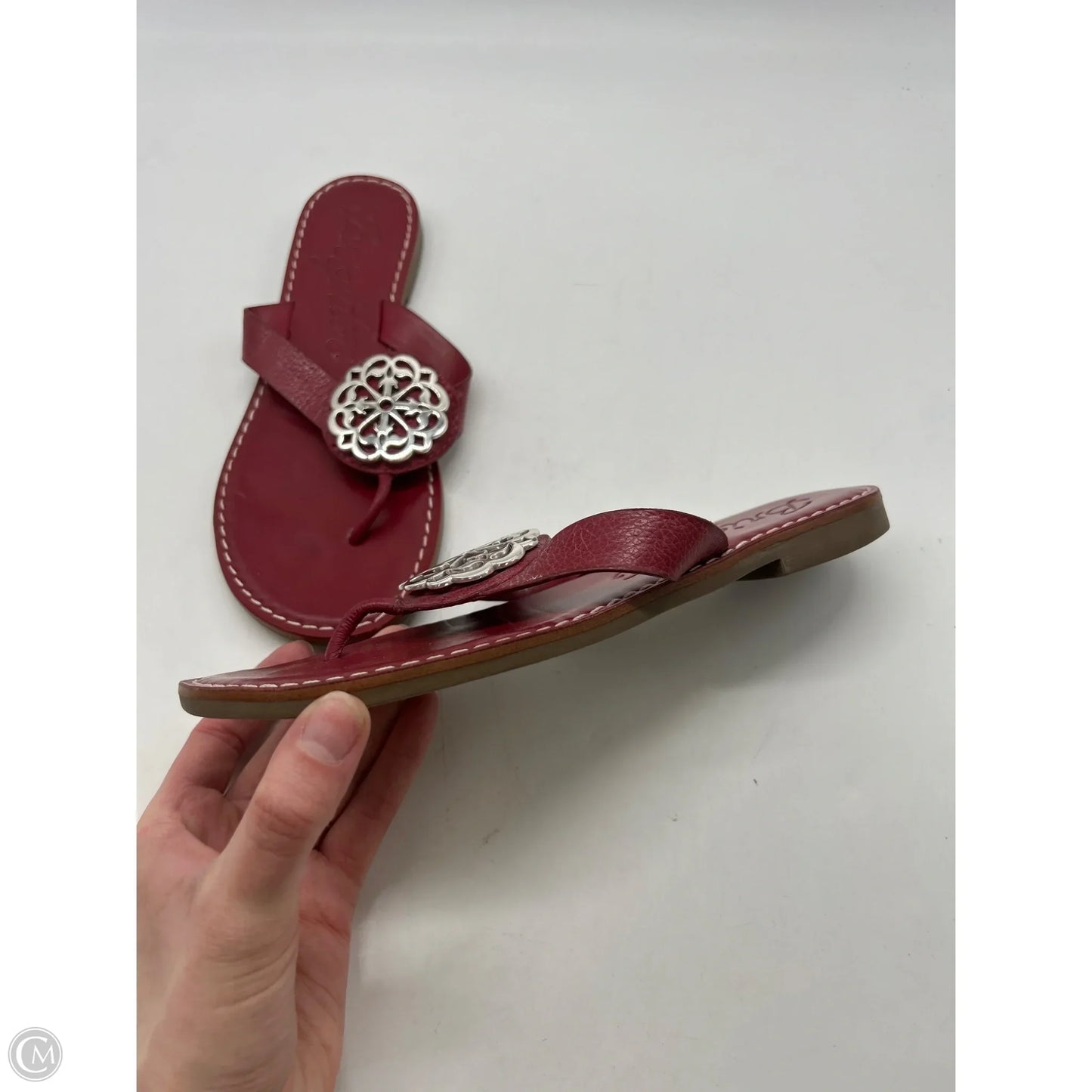 Sandals Flats By Brighton In Red, Size: 7