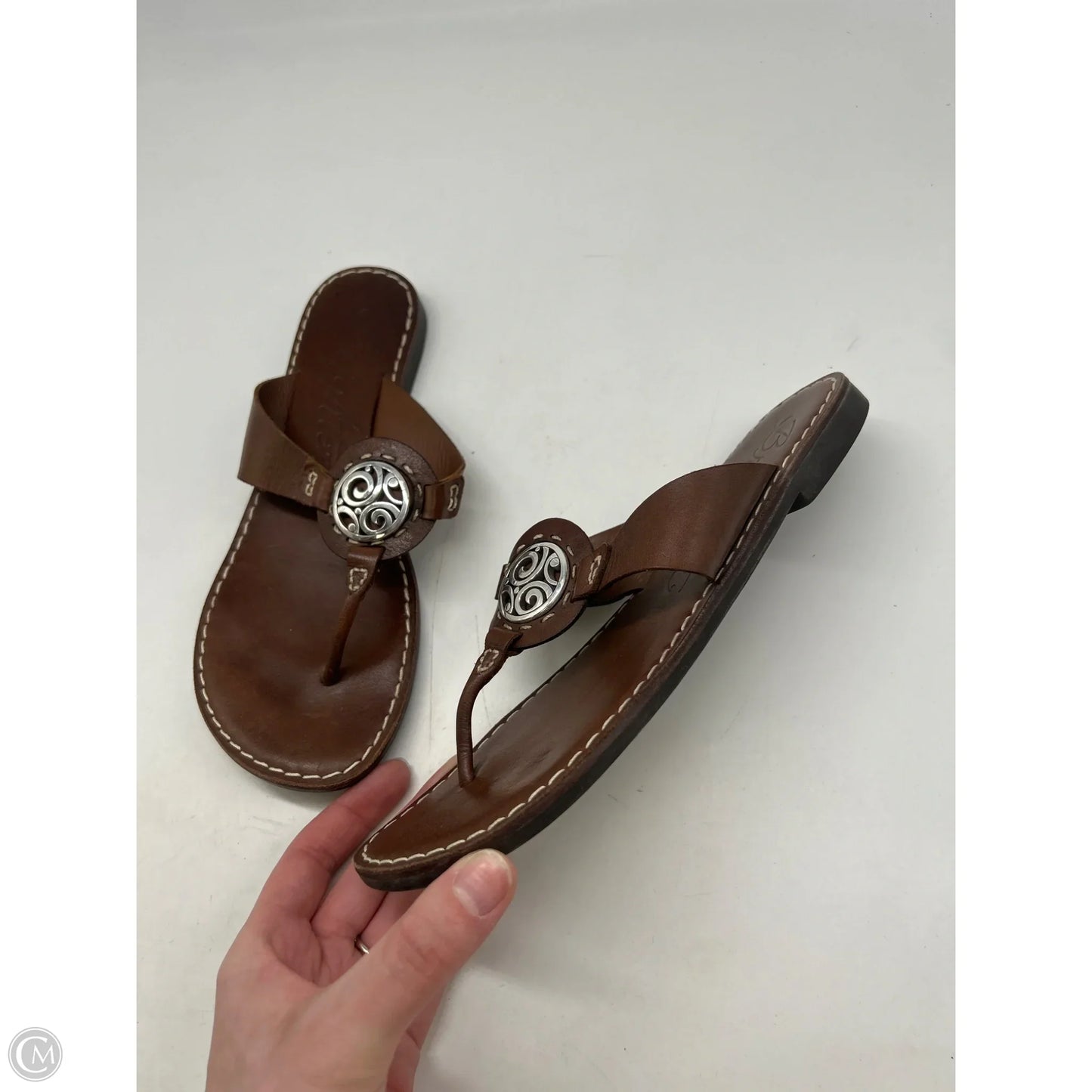 Sandals Flats By Brighton In Brown, Size: 7.5