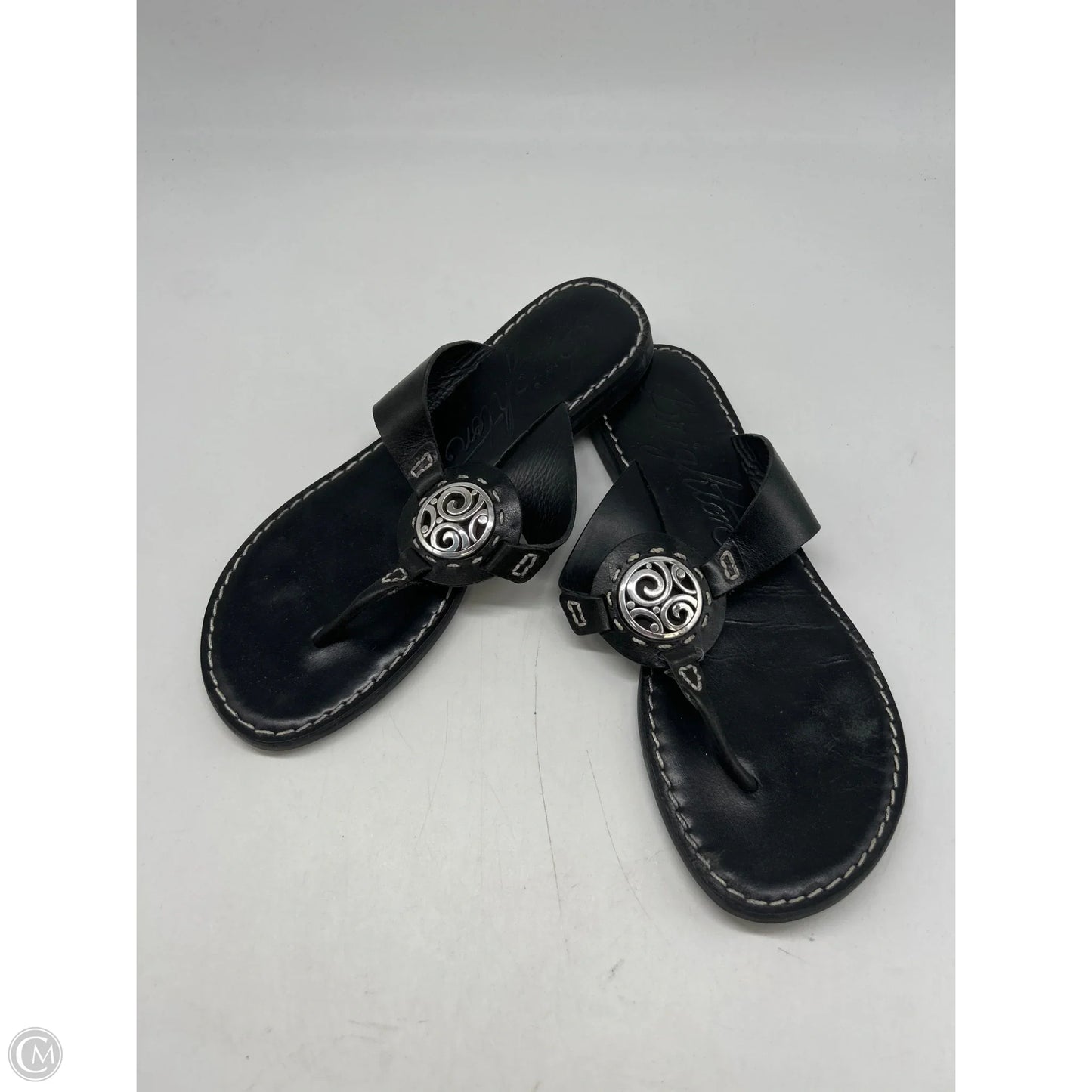 Sandals Flats By Brighton In Black, Size: 7.5