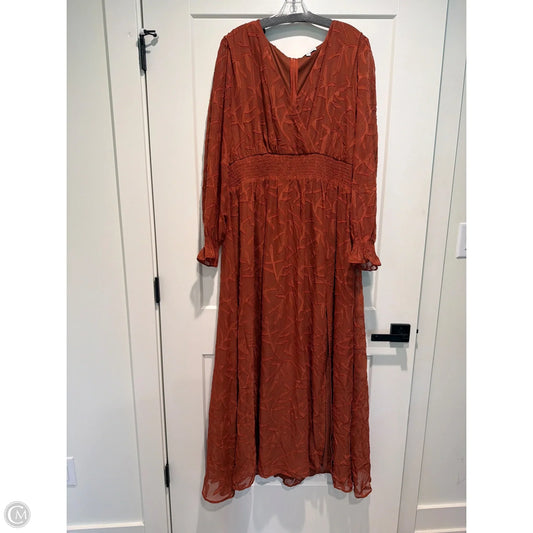 Dress Casual Maxi By Baltic Born In Brown, Size: 2x