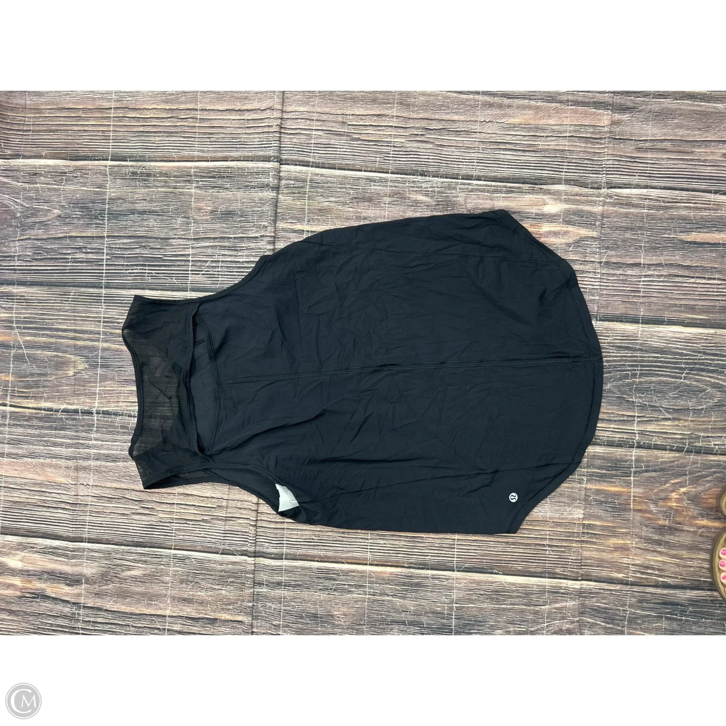 Athletic Tank Top By Lululemon In Black, Size: M