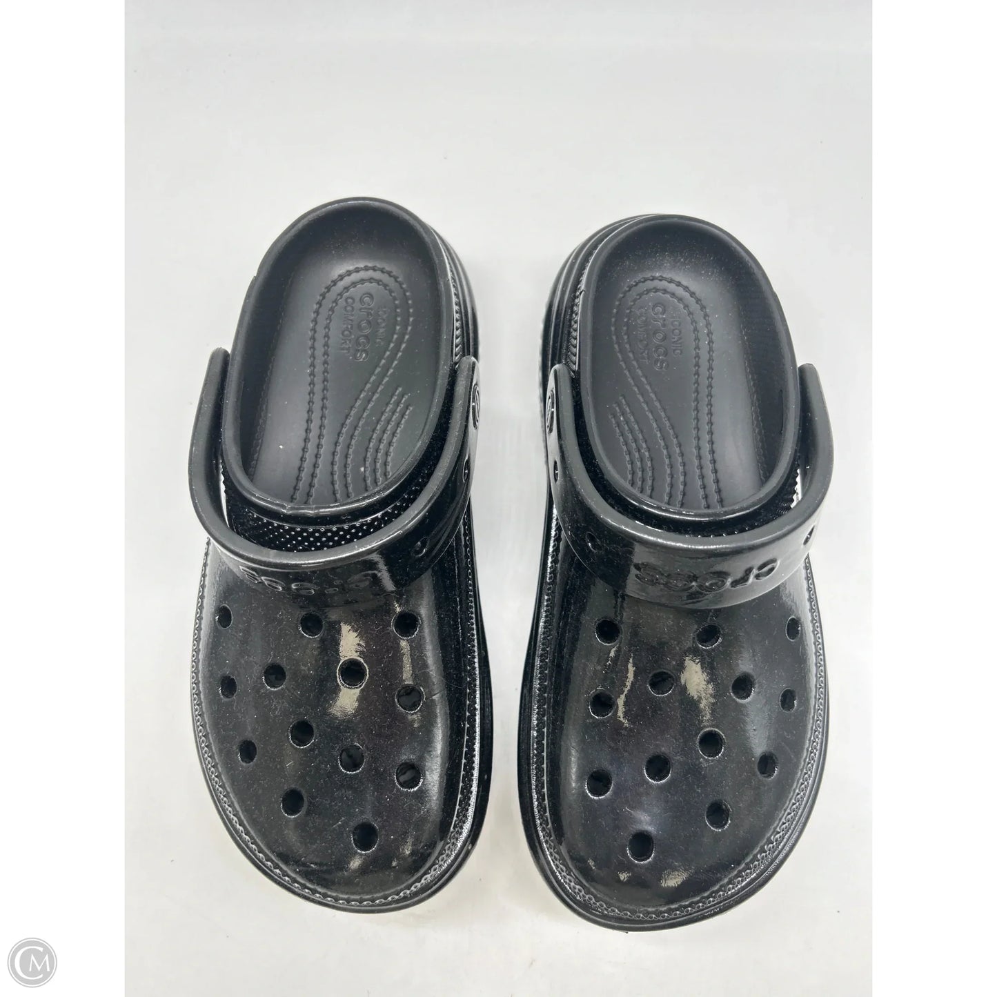 Sandals Sport By Crocs In Black, Size: 8