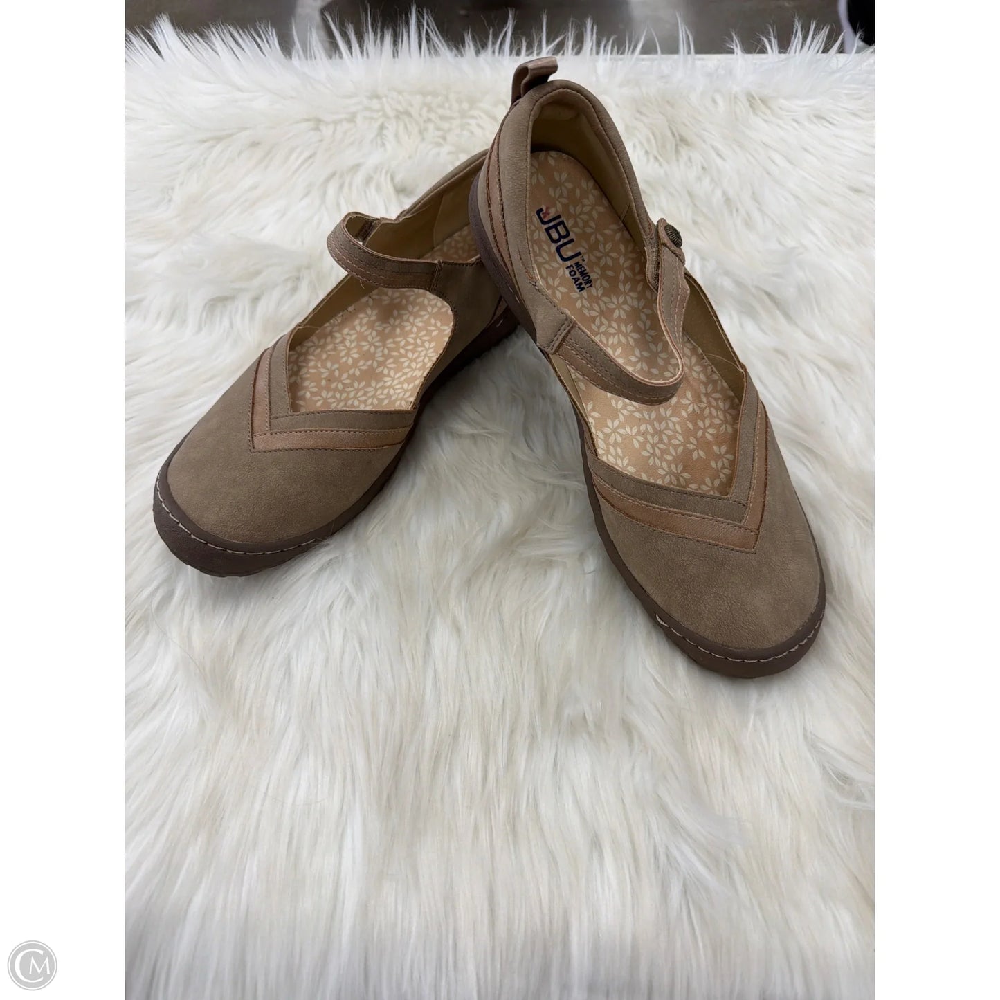 Shoes Flats By Jbu By Jambu In Tan, Size: 10