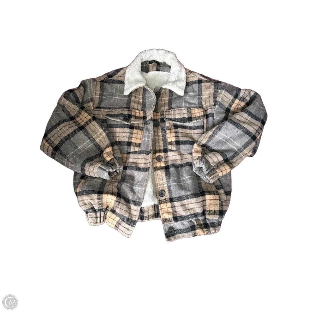 Jacket Other By Clothes Mentor In Plaid Pattern, Size: M