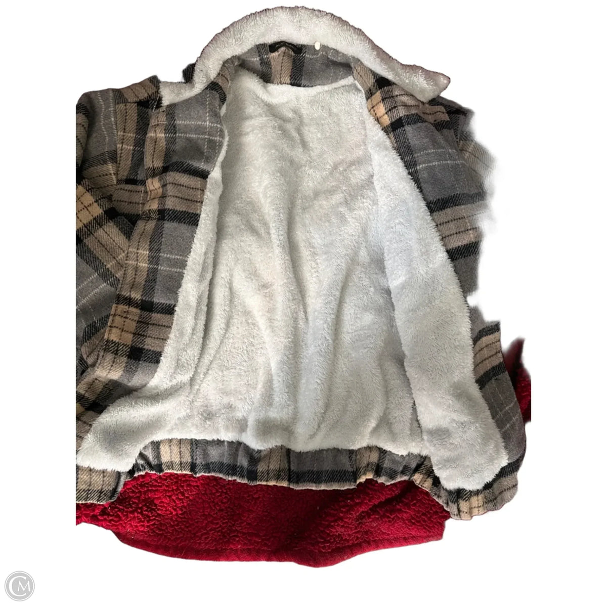 Jacket Other By Clothes Mentor In Plaid Pattern, Size: M