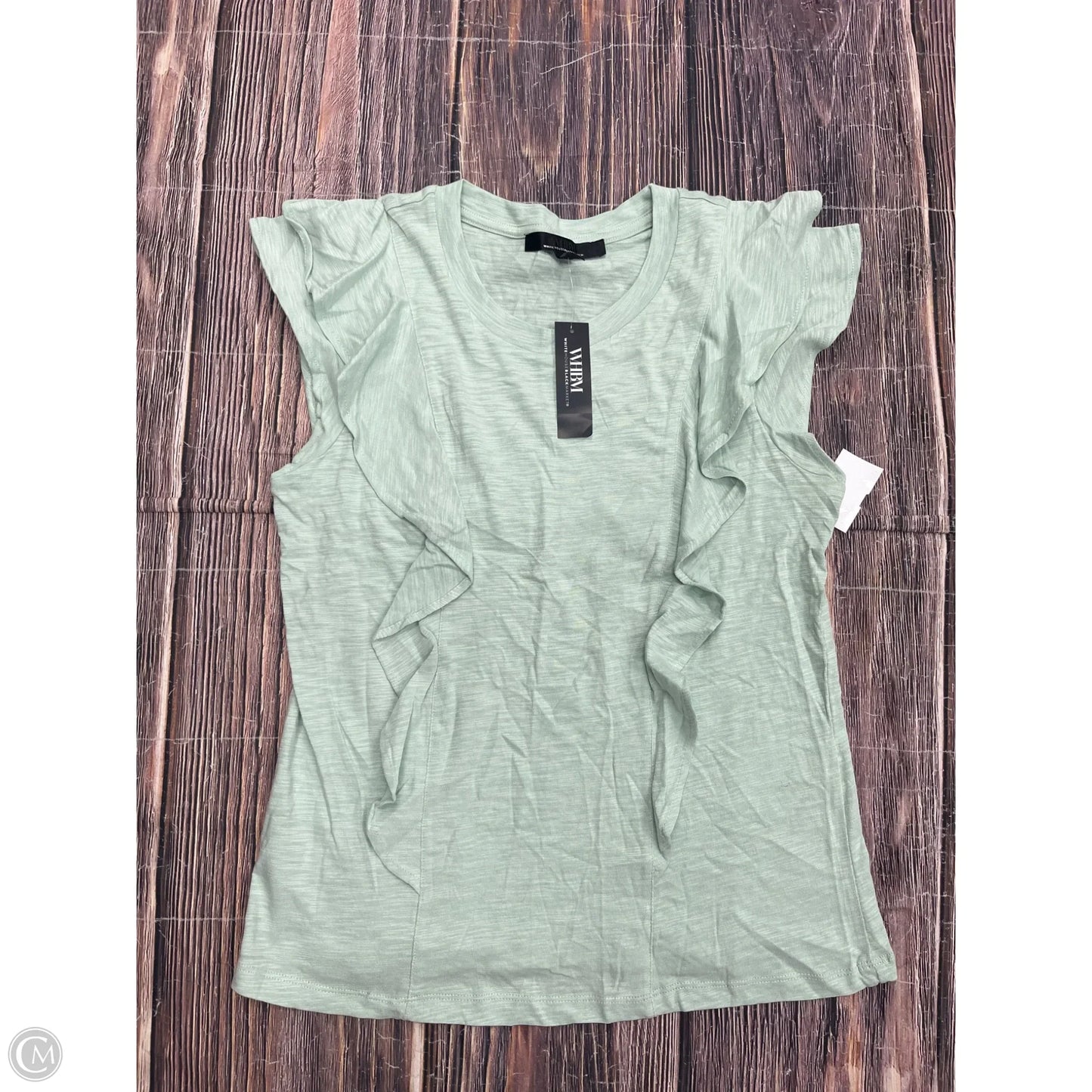 Top Short Sleeve By White House Black Market In Green, Size: M