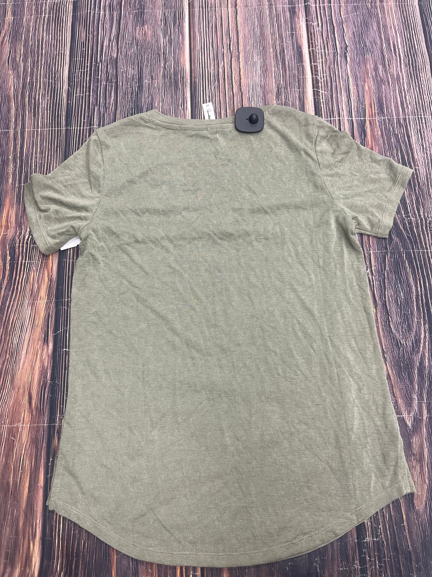 Green Top Short Sleeve Basic Athleta, Size Xs