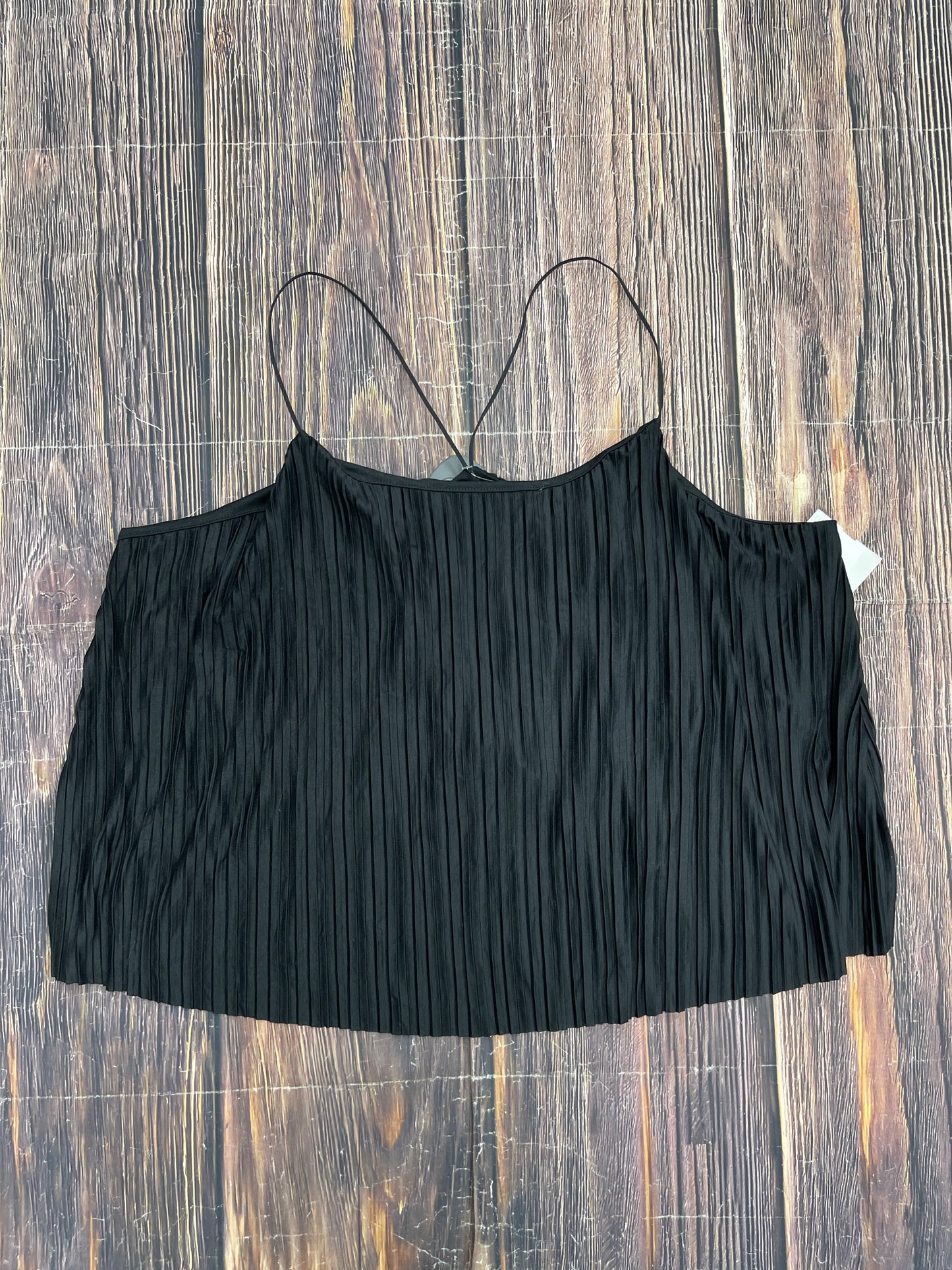 Black Tank Top A New Day, Size 1x