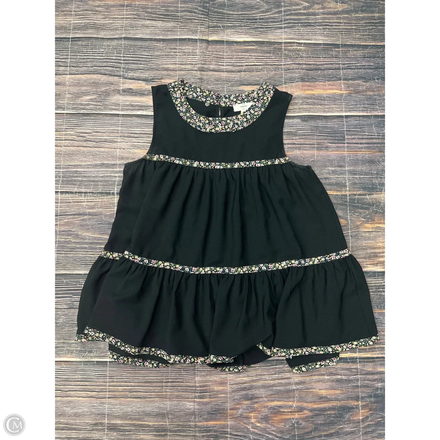 Tank Top By Entro In Black, Size: S