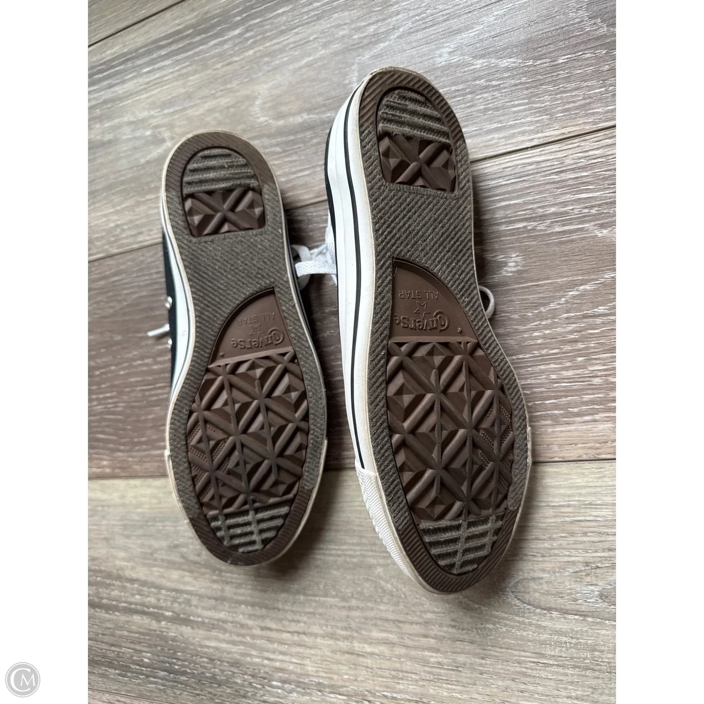 Shoes Athletic By Converse In Black & White, Size: 9.5