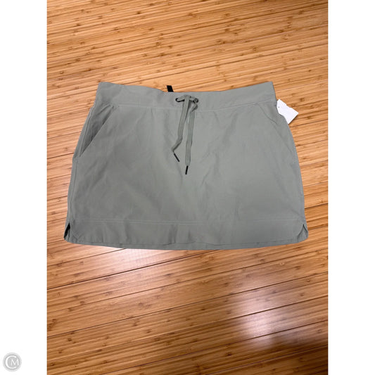 Athletic Skirt By Gaiam In Green, Size: L