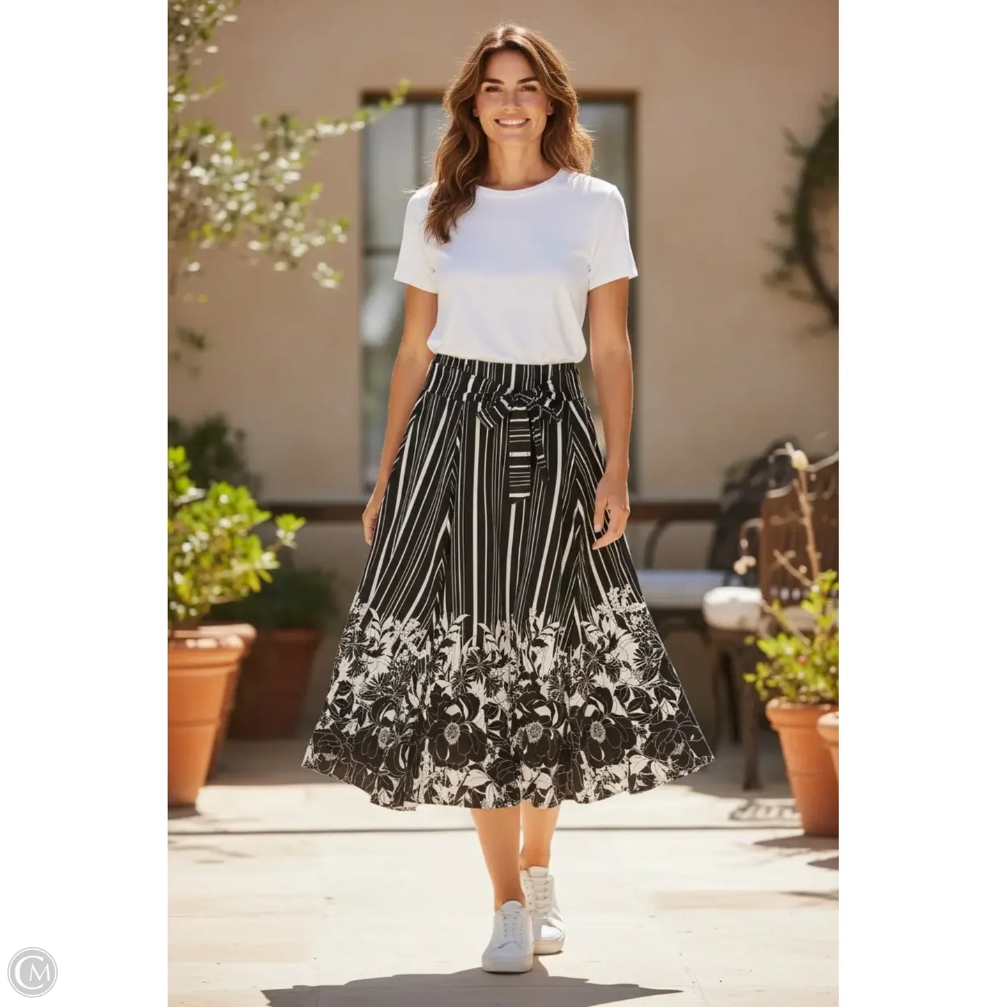 Skirt Maxi By New York And Co In Black, Size: L