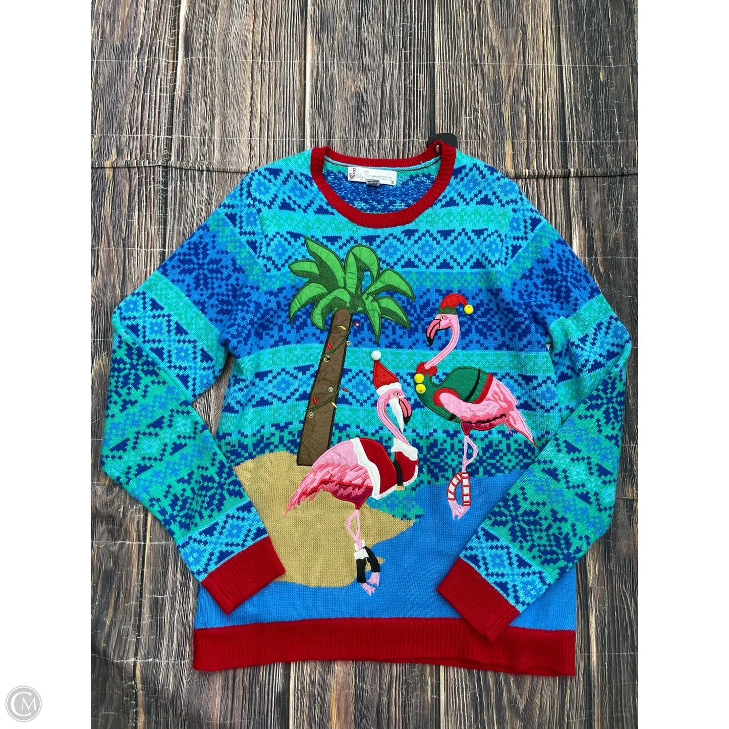 Sweater By Clothes Mentor In Blue, Size: L