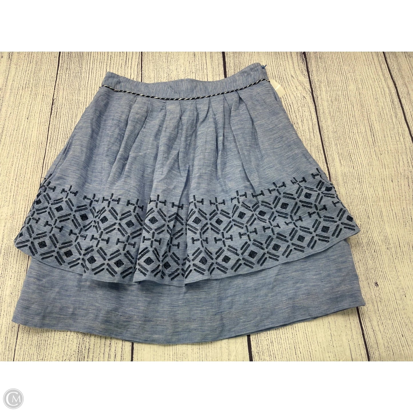 Skirt Mini & Short By Odille In Blue, Size: M