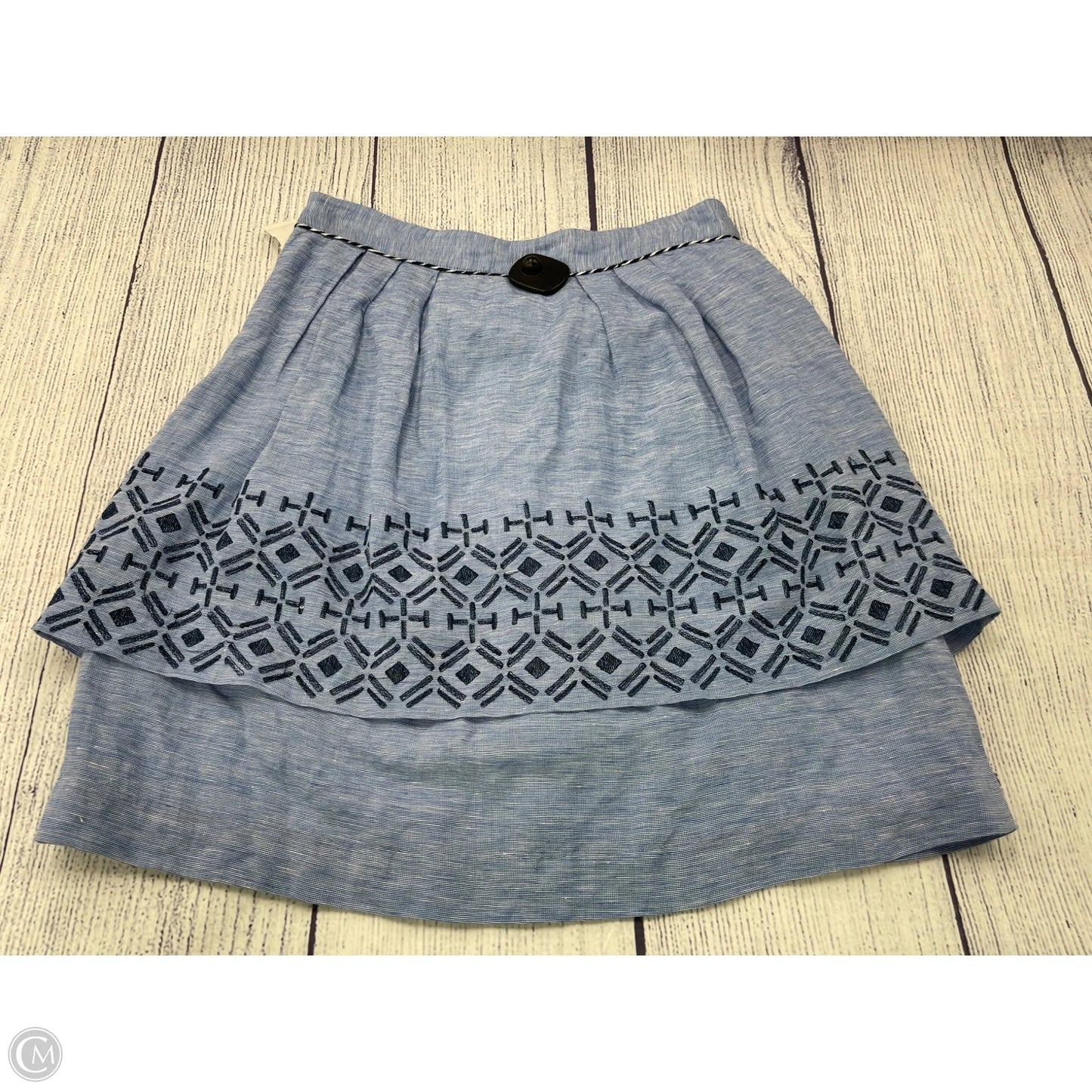 Skirt Mini & Short By Odille In Blue, Size: M
